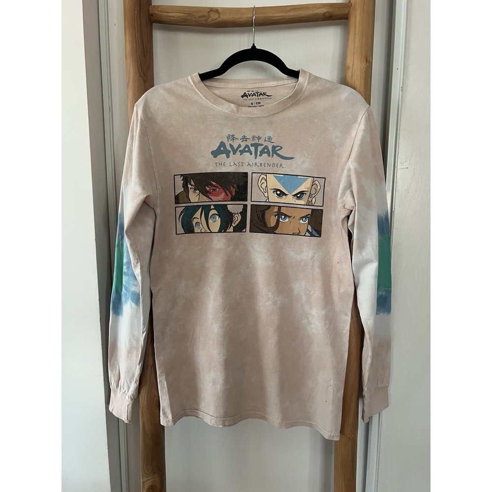 Avatar: The Last Airbender Tie-Dye Long-Sleeve Shirt S